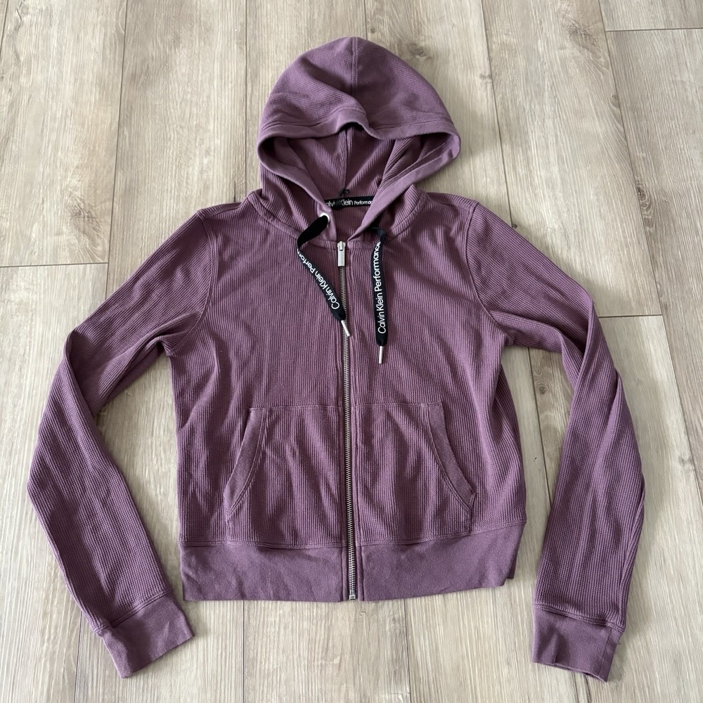 Calvin Klein Performance Stretch Light Full Zip H… - image 1